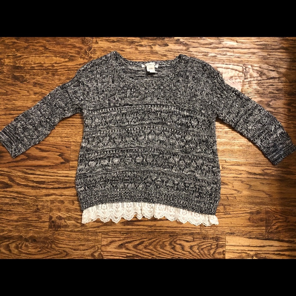 Black and White Sweater